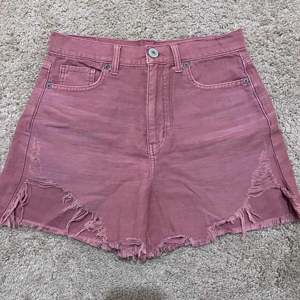 American Eagle High Rise Jean Shorts